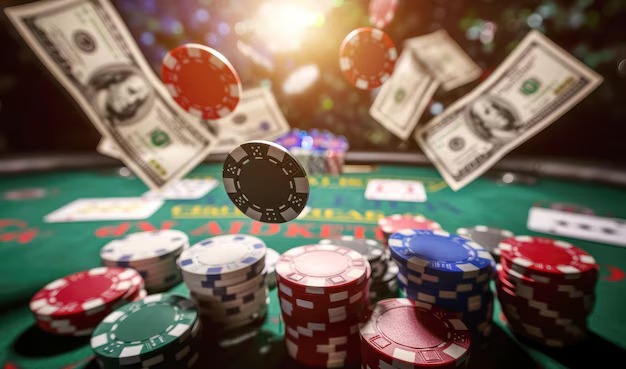 Roulette betting interface showing chip placement and payout calculations